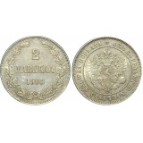 Монета 2 марки 1908 года (L),  Финляндия в составе Российской Империи (арт н-32354)